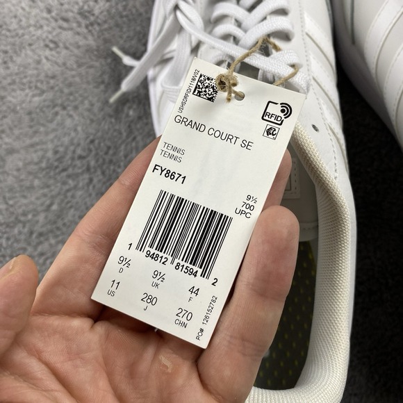 Adidas Grand Court SE Tennis Shoes Womens Size 11 White # FY8671 - Picture 11 of 14